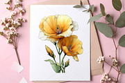 Whimsical Yellow Flowers Spring PNG, an Illustration by Canvas Craft (Thumbnail 6 of 7)