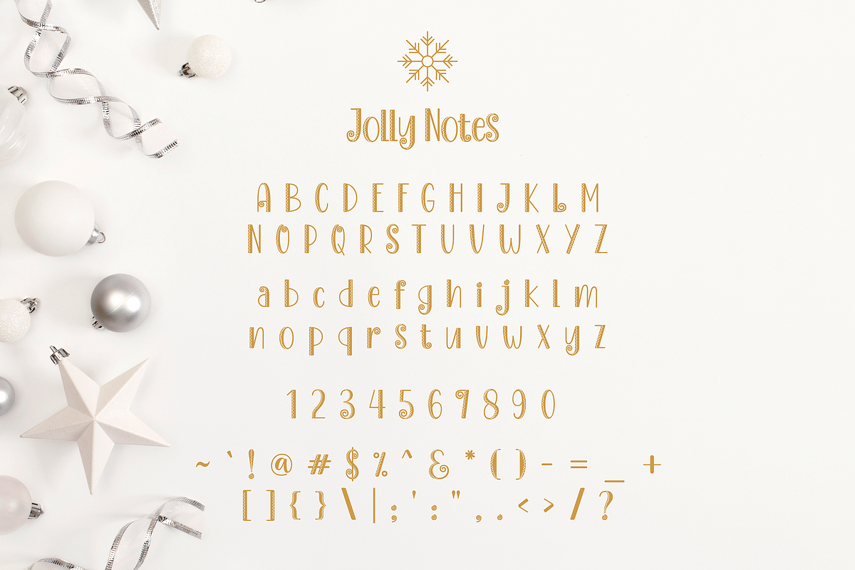 Jolly Notes - Decorative Font, a Sans Serif Font by HipFonts (Photo 5 of 10)