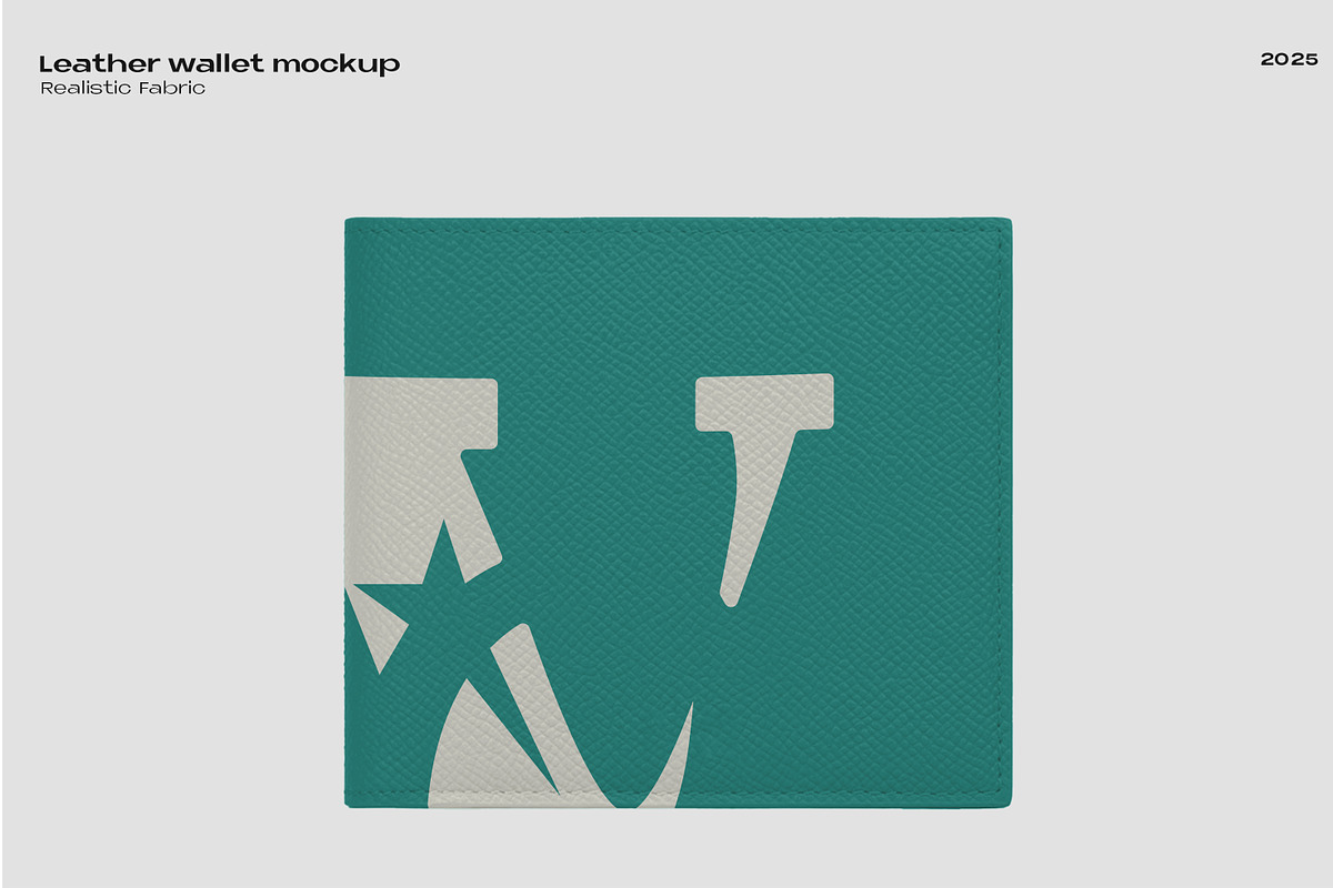 Leather wallet mockup, an Apparel Mockup by Voyage Studio (Photo 1 of 3)
