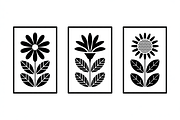 Minimal Flower Laser Cut Silhouette, an Icon by Amazin_art (Thumbnail 7 of 11)