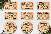 Christmas Santa Tray Svg Bundle, an Object Graphic by EllaMaiyaali (Thumbnail 2 of 6)