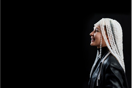 Photo with copy space of woman with, a Beauty & Fashion Photo by Iván Moreno STOCK PHOTO