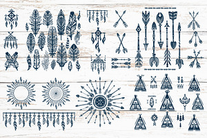 Tribal Native Ethnic Design Elements