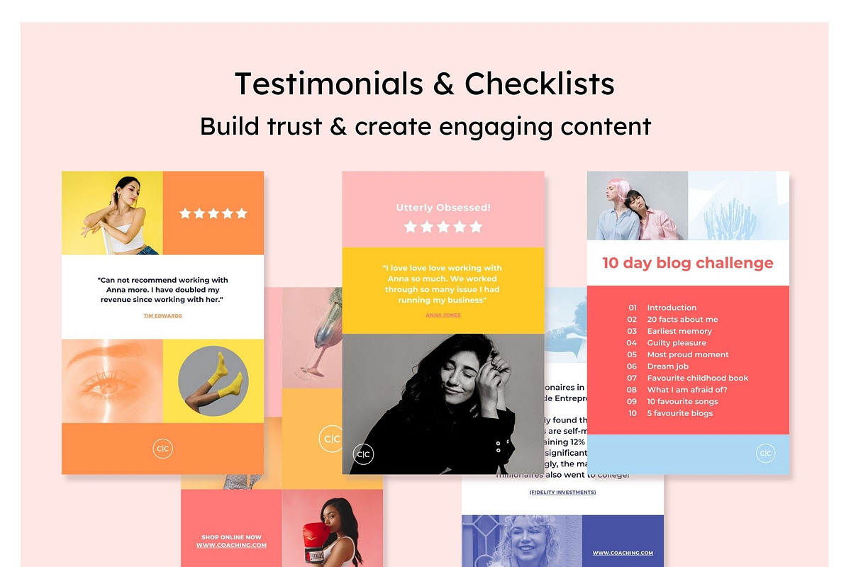 Bright Colorful Pinterest Pin, a Social Media Template by Cultive Creative (Photo 10 of 11)