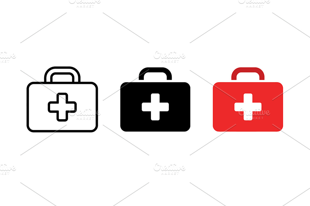 First Aid Kit Vector Design, a Solid Icon by Artonix (Photo 2 of 2)