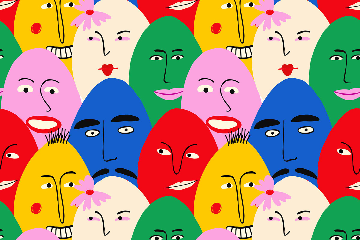 Funny Easter Patterns, a Pattern Graphic by Art's and patterns (Photo 2 of 11)