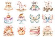 Kawaii Autumn Baby Pumpkin Clipart, a Seasonal Illustration by CitraGraphics (Thumbnail 2 of 4)