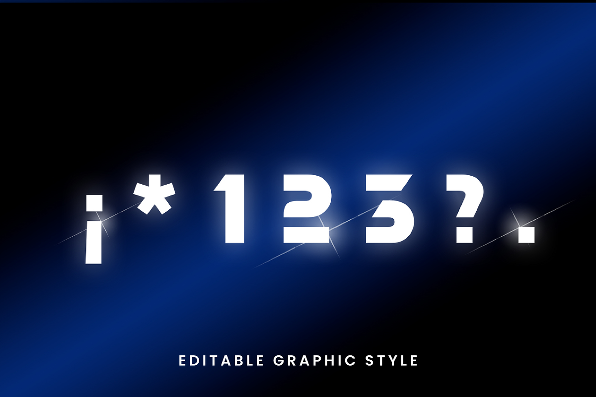 Futuristic Glow Text Effect preview 2