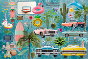 Retro Summer Collage, an Object Graphic by barsrsind (Thumbnail 7 of 10)
