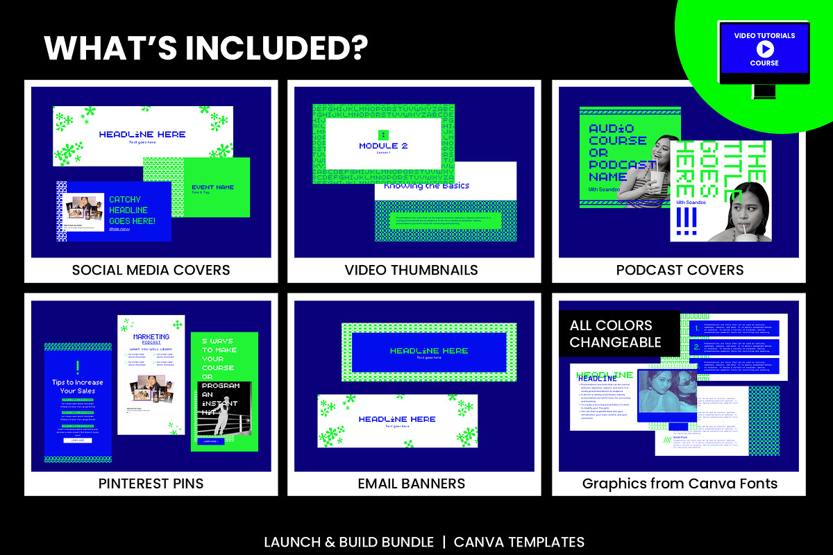 90s Brutalist Canva Branding Bundle, a Social Media Template by WorkShy Studio (Photo 3 of 21)