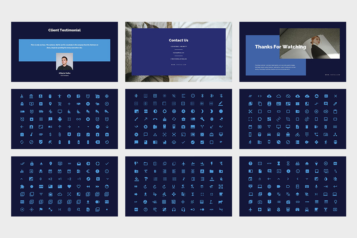 Fovea : Creative Blue Keynote, a Presentation Template by Punkl Camp (Photo 9 of 9)