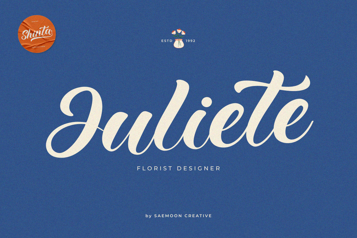 Sc Shinta, a Script Font by saemoon creative (Photo 6 of 16)