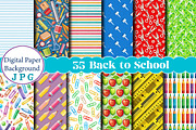 Back to School Digital Paper Digital, a Background Photo by Wow Magic (Thumbnail 1 of 2)