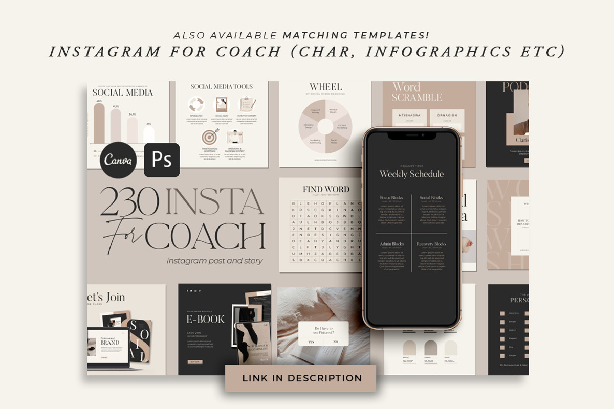 Workbook Creator For Coach CANVA PS, a Magazine Template by Eviory (Photo 27 of 31)