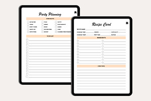 Editable Digital Baby Shower Planner