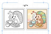 Cozy Routine Coloring Pages for Kids, a Decorative Illustration by Ink Gallery (Thumbnail 7 of 9)