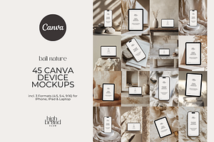 Canva Device Mockups Bali Nature, a Mockup by highbrandclub