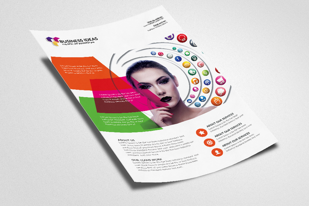 High Tech Manufacturing Flyers, a Flyer Template by Design Up