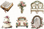 Christian Wedding Clipart, an Illustration by OK Design (Thumbnail 5 of 5)