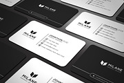2 in 1 Minimal Business Card, a Business Card Template by Creative_Arts (Thumbnail 3 of 4)