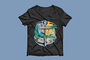 anchor and natural scenery, a Seasonal Illustration by gunaonedesign (Thumbnail 3 of 6)