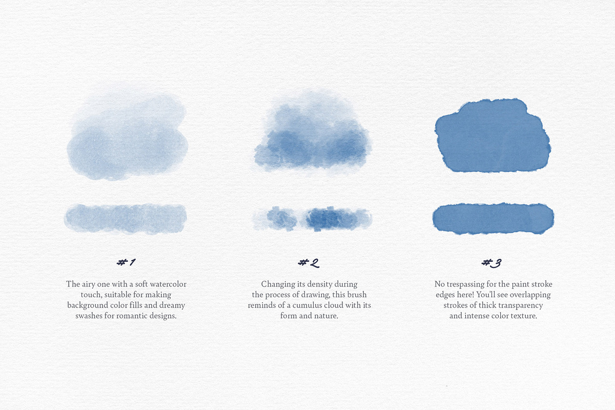 Elixir Watercolor Photoshop Brushes, a Brush Add-On by pixelbuddha.net (Photo 3 of 15)