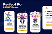 Startup Business 3D Character Pack, a Characters & Person 3D Model by orenjidesign (Thumbnail 5 of 8)