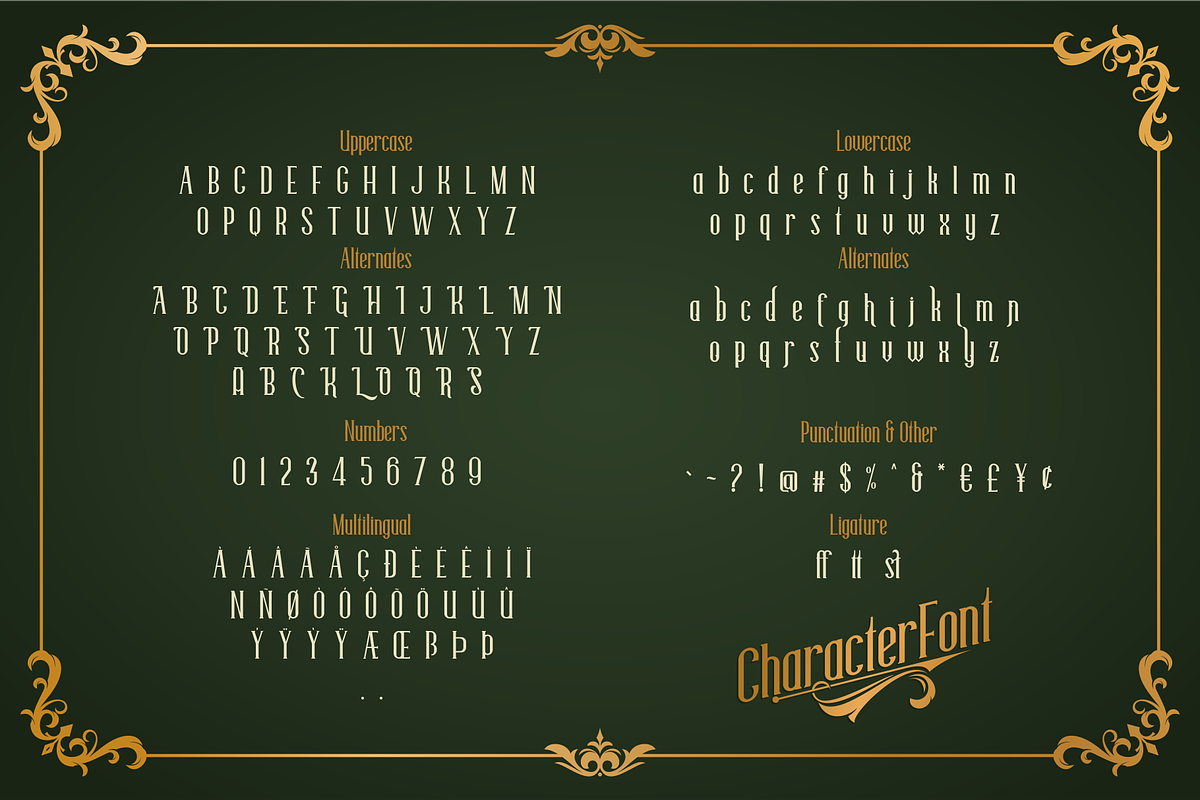 Collectials Classic Font preview 4