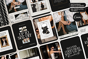 Editorial Instagram Templates, a Social Media Template by Ad Astra Creations (Thumbnail 1 of 6)