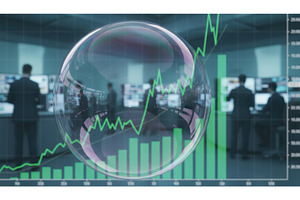 A financial bubble forms over rising, a Business Photo by Igor Tichonow
