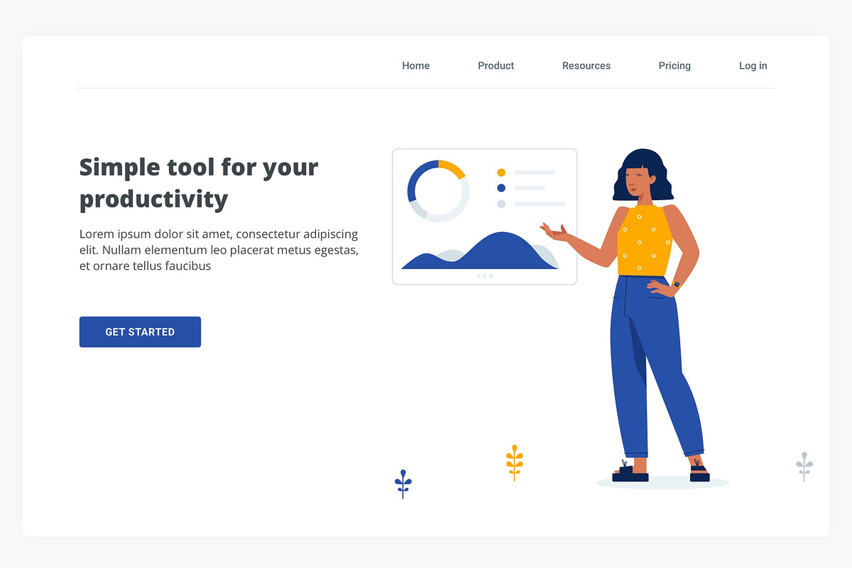 4 vector illustrations, a Person Illustration by Librebird (Photo 3 of 6)