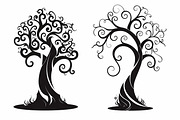 Tree Laser Cut Bundle | Decorative, a Graphic by Designs_River (Thumbnail 2 of 12)