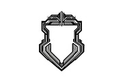 Art Deco Shield Frame SVG Bundle, an Illustration by Creativeshirt (Thumbnail 17 of 31)