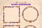 Weird Mushrooms, an Object Illustration by Ink Stories (Thumbnail 16 of 23)