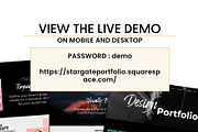 Squarespace template art portfolio, a Squarespace Template by PATCHPO (Thumbnail 8 of 9)