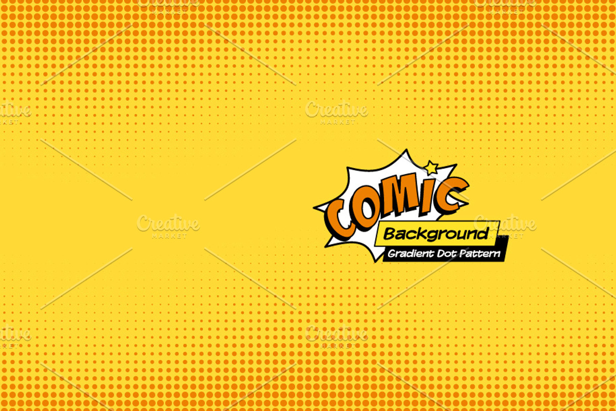 Retro Comic backgrounds, a Texture Illustration by Greeek (Photo 4 of 5)
