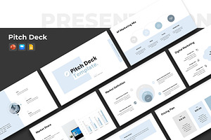 Pitch Deck Presentation Template, a Presentation Template by CreativeSlides