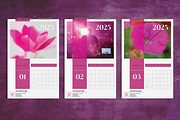 Magenta Wall Calendar 2025 Template, a Stationery Template by Boris Cupac (Thumbnail 2 of 5)