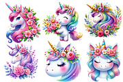 Colorful Magical Unicorn Sublimation, an Illustration by Designworld (Thumbnail 3 of 5)
