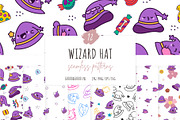 Wizard Hat Patterns, a Pattern Graphic by Palau (Thumbnail 1 of 9)