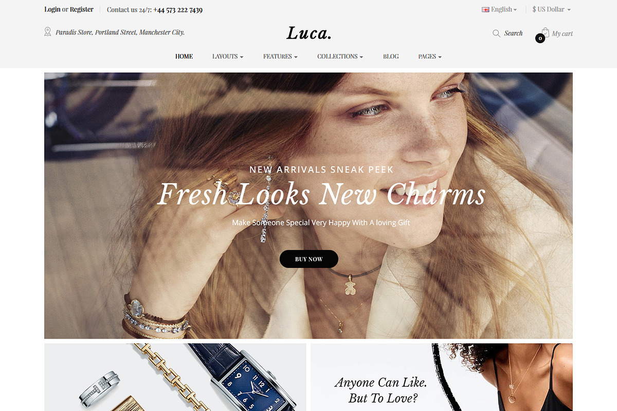 Luca - Creative OpenCart 3 Theme, a Websites & App Template by YouTech