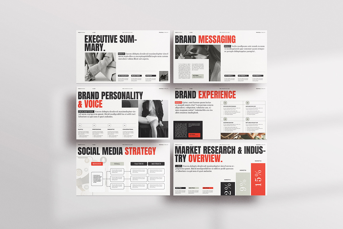 HUGE | Brand Proposal Template, a Presentation Template by ArtisanaAura (Photo 8 of 11)