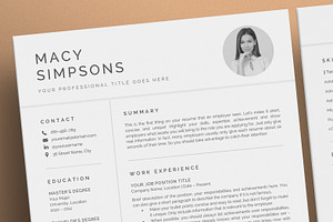 Resume/CV - The Macy