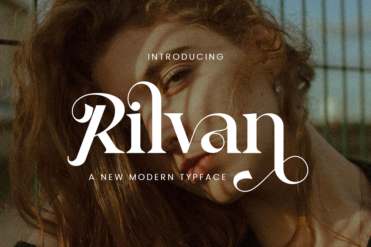 Rilvan - Modern Typface Serif, a Serif Font by AnnofaType (Photo 1 of 8)