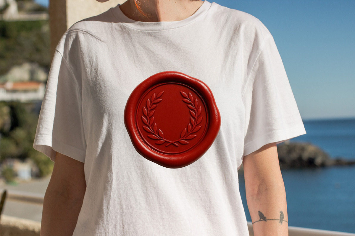 Elegant Red Wax Seal Stamp Clipart B, an Illustration by SVGArt (Photo 8 of 8)
