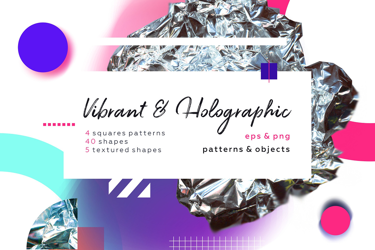 Gradient abstract & geometric set., a Pattern Graphic by lisa_kalev (Photo 1 of 12)