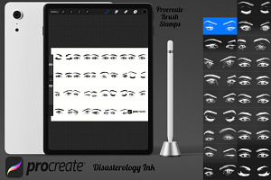 Eyes Set 1 Procreate Brush Stamps