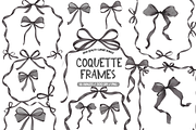 Black Coquette Clipart Bundle, an Illustration by TatiMockup (Thumbnail 1 of 4)