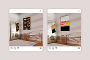 Wall Art Gallery Mockups PIXIE, a Household Mockup by Bonumo (Thumbnail 6 of 14)