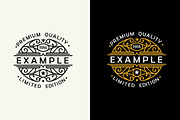 5 Art Nouveau Labels, a Branding & Logo Template by Pgmart (Thumbnail 5 of 6)